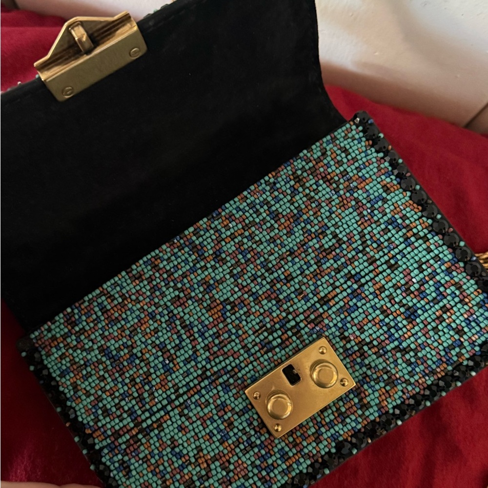 Valentino Garavani Glam Lock Beaded Rockstud Mini Bag – Rare - Picture 11 of 13